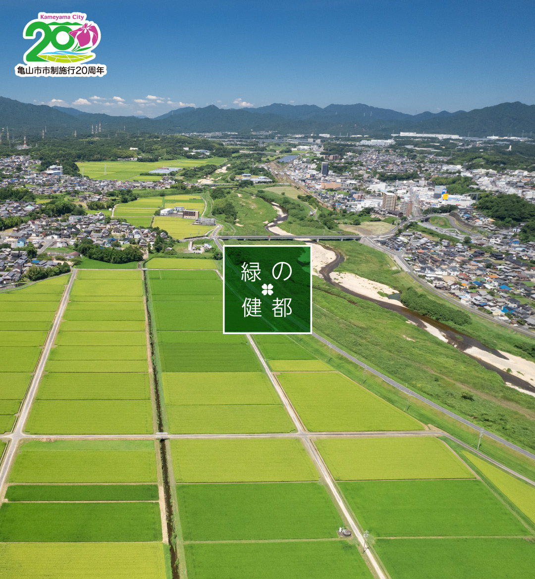 市制施行20周年記念スライド