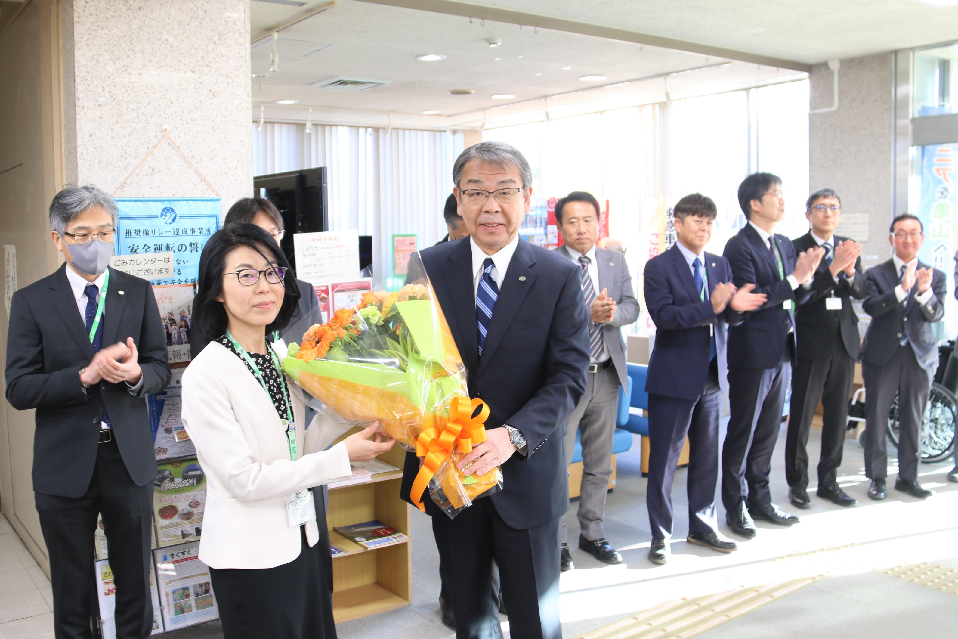 5期目初登庁 初登庁