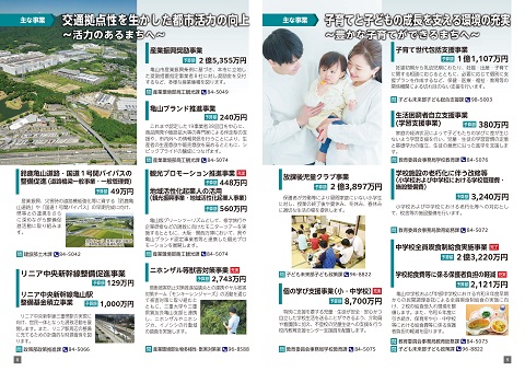 令和7年度わかりやすい予算書8～9ページ