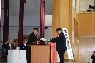 表彰の様子